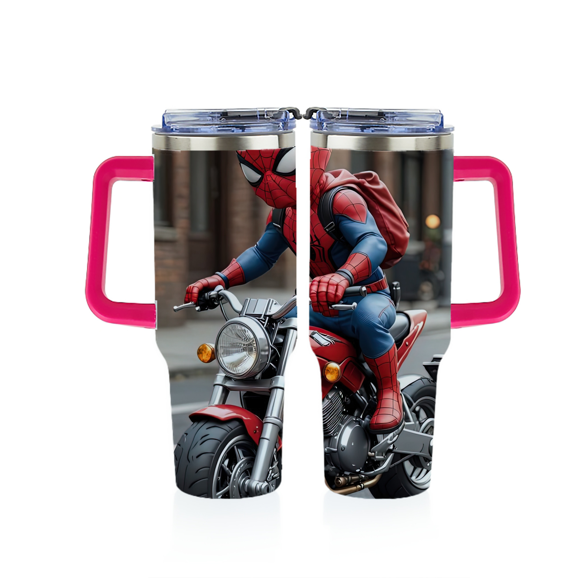 （画像用） Spider Man スパイダーマン 1200ｍLフルプリント車用タンブラー